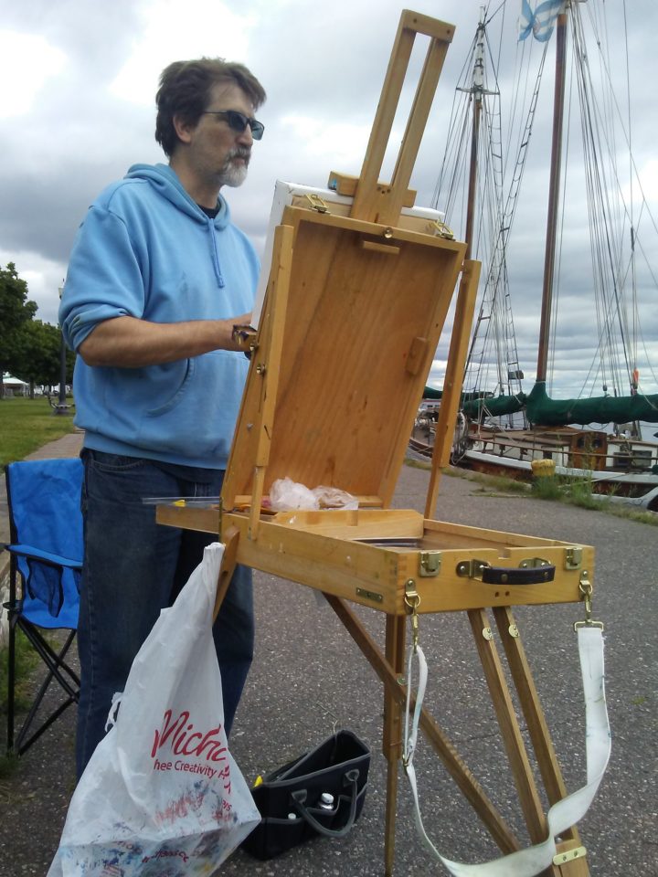 The Triumphs and Trials of  Painting Outside