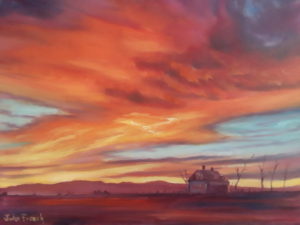 New Mexico Sunset, 11×14 for $255