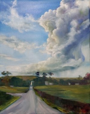 “Cloudscape over a Country Road” for $260