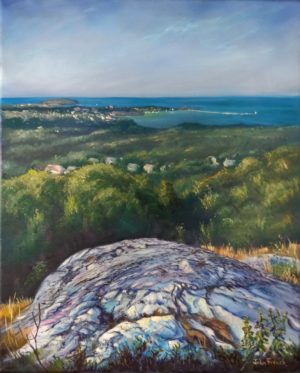 “Iron Bay from a Granite Mount” $425.00