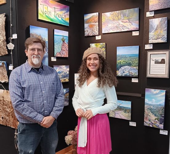 I was on live TV, with Tia Trugeon from TV6 Local News