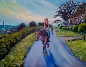 Leisurely Ride on the Island, 16×20 for $599