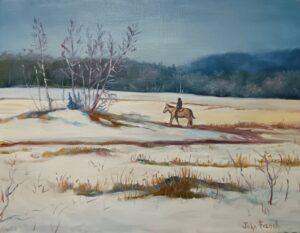 "Early Spring Ride" 11x14 for $279